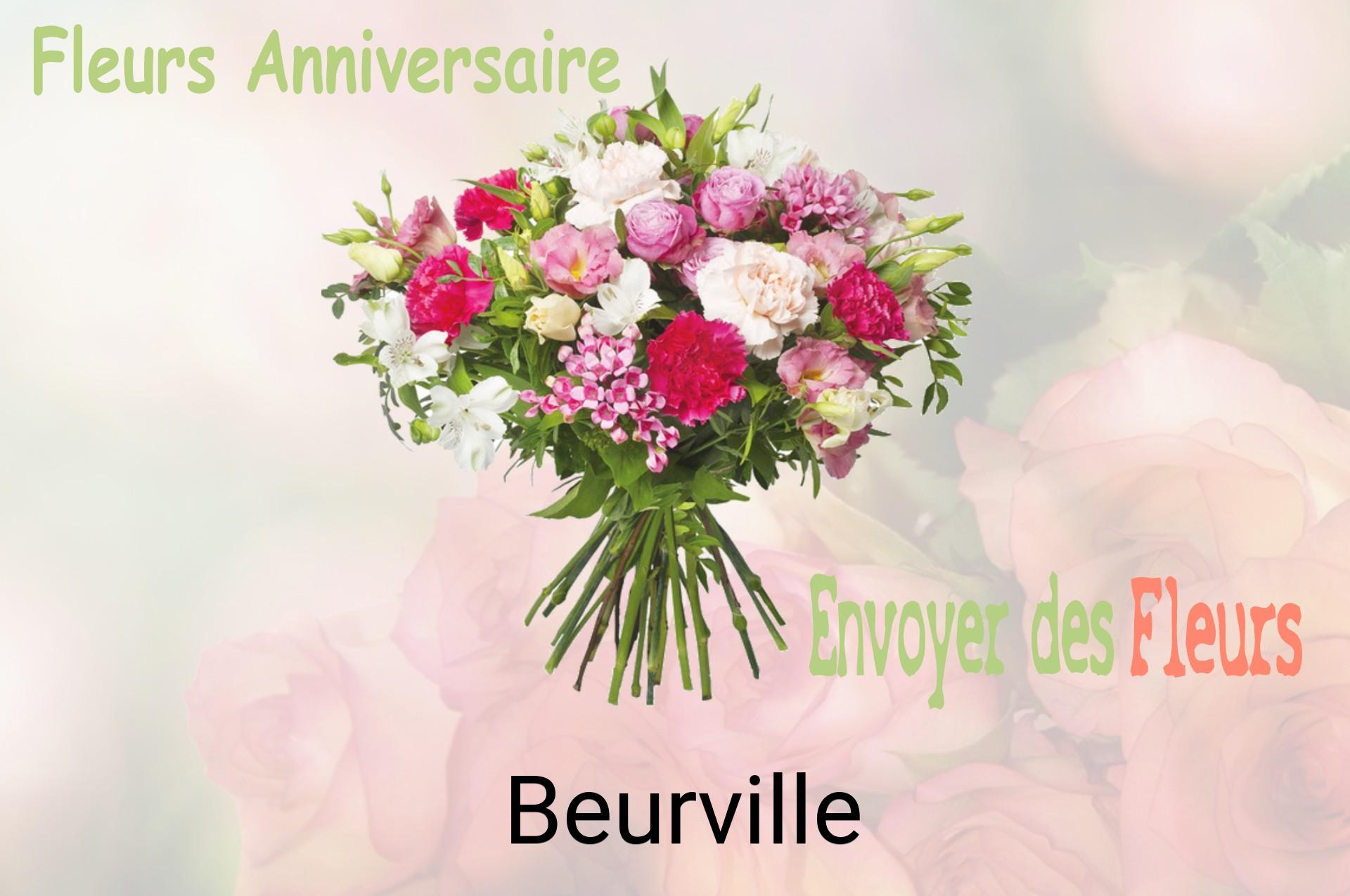 Bouquet de fleurs d’anniversaire livré à Beurville