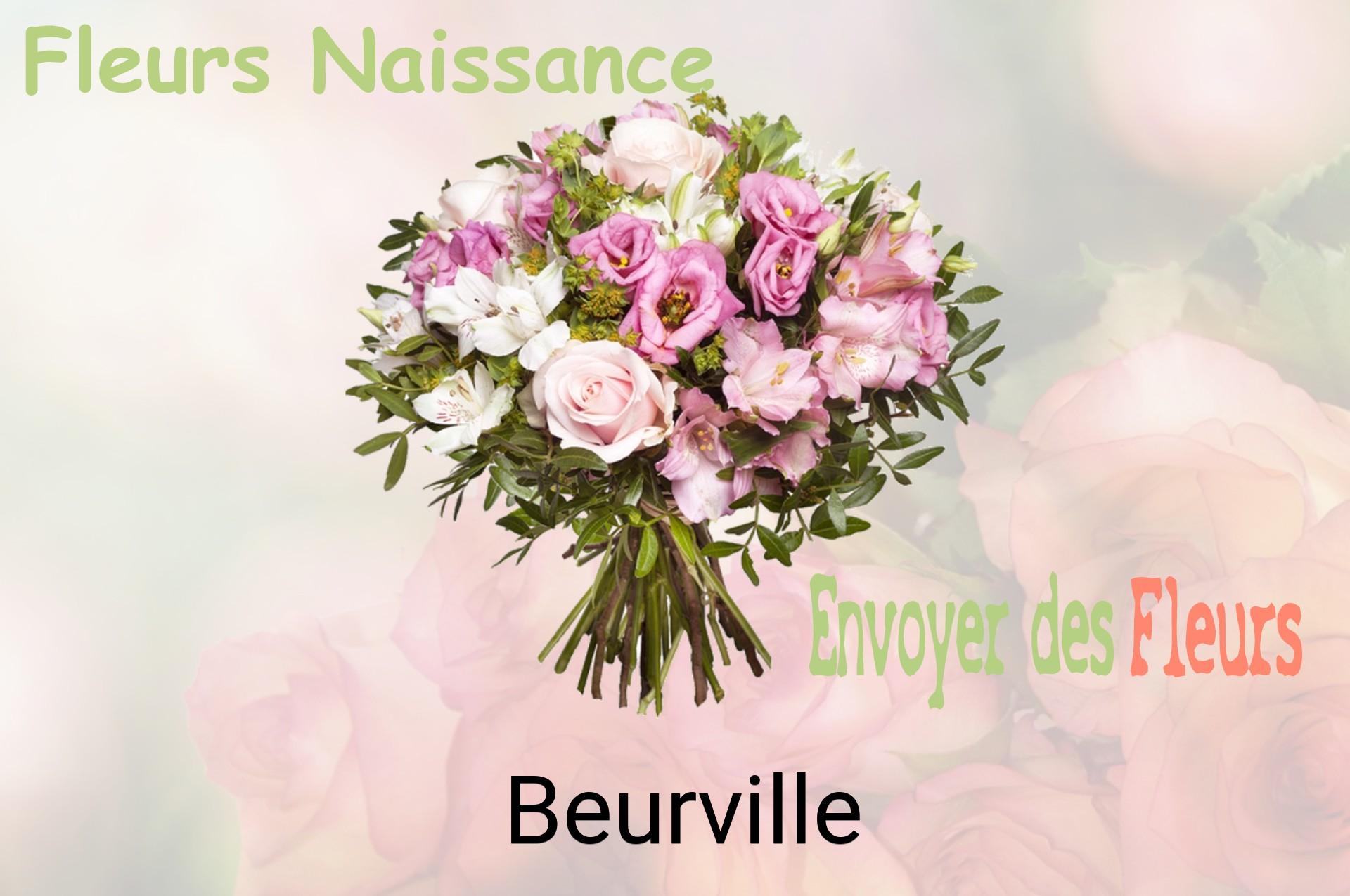 Bouquet de fleurs de naissance livré à Beurville